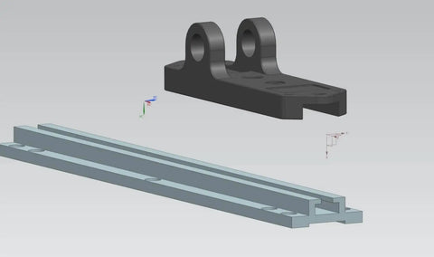 TS Precision Table Saw Stock Guides For Straight Rips And Perfect Dadoes, Easy Mount Jig System components on display