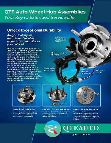 Rear Wheel Hub Bearing Assembly Pair Replacement For 2012 2017 Hyundai Veloster L4 1.6L Easy Install With OE Quality Durable Bearings