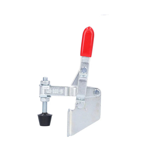Beefy Toggle Clamp Hold Down Clamp With Rubber Pressure Tip For Woodworking Jigs And Fixtures Welding Drill Press And Crosscut Sled 100 Kilogram Clamping Force Quick Clamp Ergonomic Plastic Grip