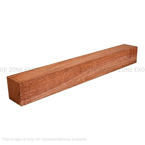 African Mahogany Turning Blank For Woodturning 1 In X 1 In X 18 In Kiln Dried Hardwood For Lathe Work Carving And DIY Projects With Consistent Grain By Exotic Wood Zone