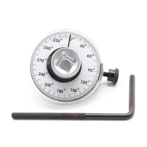 Half Inch Torque Wrench Angle Gauge Tool 360 Degree Adjustable Drive Torque Meter Wrench Set For Professionals Gearheads Pro Mechanics Great Fathers Day Gift