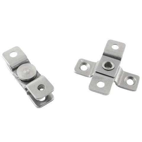 Rugged Stainless Steel 360 Degree Swivel Concealed Door Hinges For Small Swinging Doors With Damping 7KGF CM Torque Angle Positioning