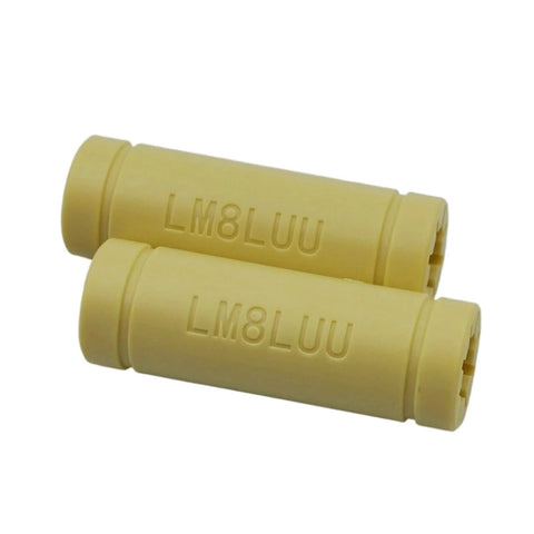 Solid Polymer LM8LUU Linear Bearing Bushing 8x15x45 Mm For 8 Mm Shafts, Plastic Bearings, Low Friction, Built To Last, High Durability, Smooth Motion