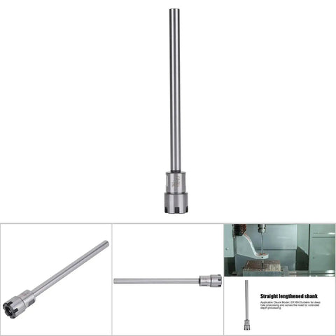 High Precision ER16M 150L Collet Chuck Holder For CNC Milling And Lathe Work Straight Shank Durable Chrome Moly Alloy Construction