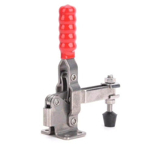 Heavy Duty Toggle Clamp 304 Stainless Steel Hand Tool Welding Fixture With 60 Degree Handle 227 Kg Clamp Force 3.0 Millimeter Plate Durable Weld Fixture For Fabrication And Welding Projects