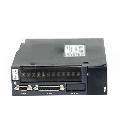Front view of BAWAZINA 90ST-M03520 servo driver kit with brake, 730W, 220V AC, multiple connectors
