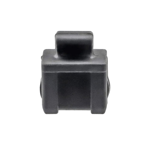 SFP silicone protector cap, black, 0.55 x 0.47 x 0.67 in, electronics port cover
