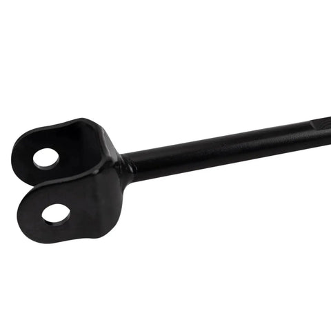 TRQ rear suspension link with black metal rod and two-hole fork end