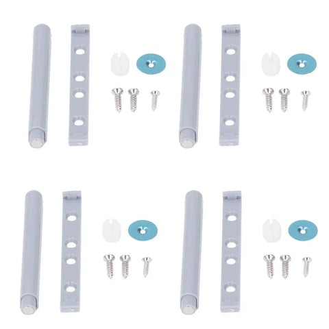 20Pcs Cabinet Door Rebound Devices for Wardrobe, Drawers, and Sliding Doors, ABS material, with screws and plugs