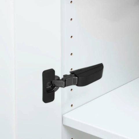 Soft Close Cabinet Door Hinges With Hidden Damping Buffer, Quiet Two Stage Closing, Easy Install For Kitchen Cabinets And Cupboards