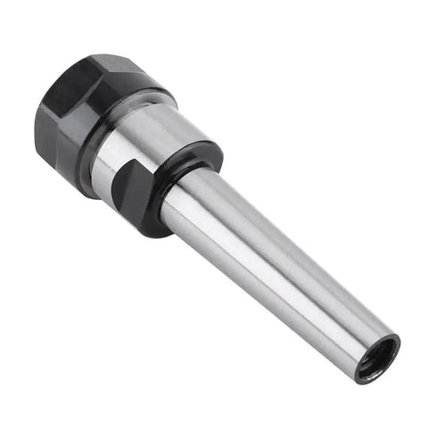 MT2 Collet Chuck Holder for CNC Milling, Taper Collet Arbor Adapter, durable metal straight shank milling tool, side view
