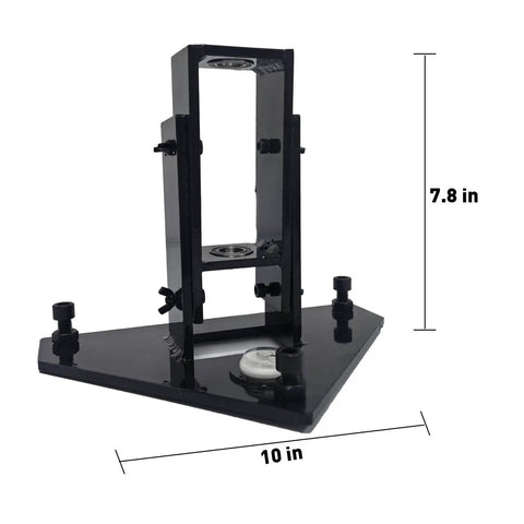 Black Pool Fence Drill Guide With Bubble Level For No Guesswork Easy And Accurate Hole Drilling Keeps Holes Straight And Aligned