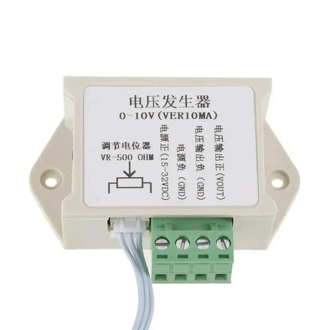 Adjustable 0 To 10V Analog Output Voltage Generator Module For PLCs And Microcontrollers 10mA Maximum Current front view