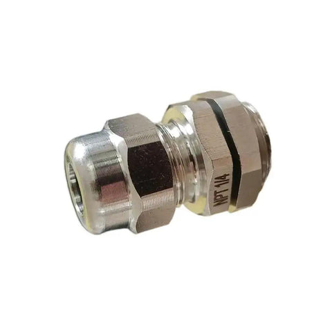 Heavy Duty Strain Relief Cord Grip Cable Gland With Nut One Quarter Inch NPT Stainless Steel Waterproof Adjustable Three To Six Point Five Millimeter Cable Gland Protector For Enclosures And Equipment