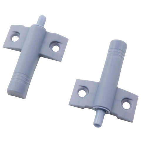 10 Piece Gray Cabinet Damping Buffer With Screws for Soft Close Doors and Drawers, ABS Plastic Door Stopper Mute Collision Preventer