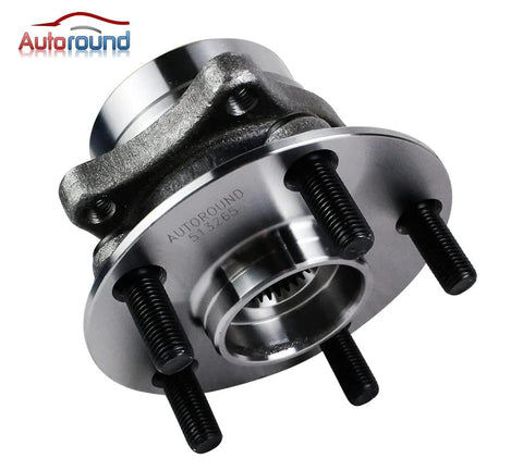 2 Pack Front Wheel Bearing And Hub Assembly For Toyota Prius 2004 Through 2009 5 Lug Non ABS Replacement Direct Fit