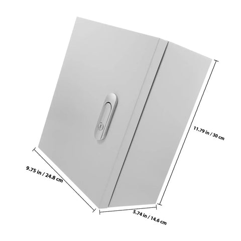 Outdoor Plastic Electrical Junction Box 25x30x14cm Vertical Distribution Cabinet With Waterproof Enclosure for RVs Front View