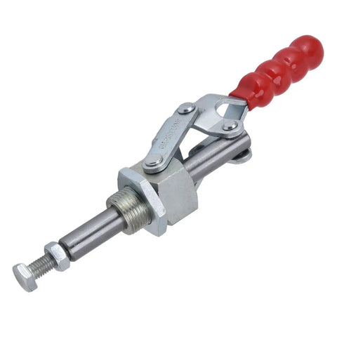Heavy Duty Toggle Clamp With 701 Lb Holding Capacity And 180 Degree Quick Release Push Or Pull Handle for fixtures and welding.