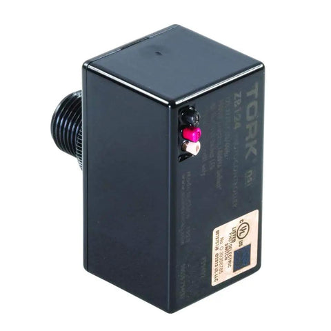 Side view of ZB124 Electronic Photocontrol With Button Interface, Advanced LongLife ZeroCross Switching for LED, CFL, Induction lighting.