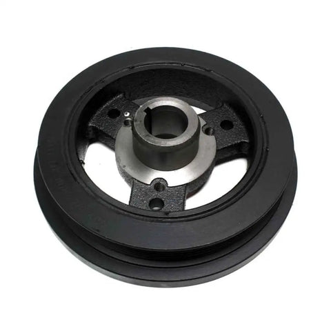 Harmonic Balancer Replacement For Jeep Wagoneer 1990, Black Serpentine Drive Belt Pulley With Keyway, 1 Mounting Hole