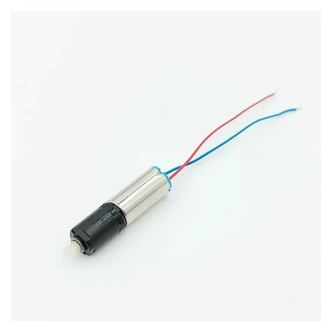 Six Millimeter Coreless Planetary Gear DC Motor Gearbox With 330 RPM Output For 1.5V To 3.7V Batteries showing wires