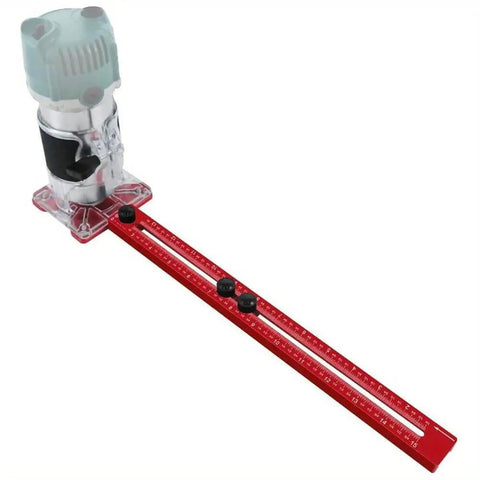Pro Grade Aluminum Alloy Router Milling Bracket Circle Cutting Jig Adjustable Quick Release Router Guide For Woodworking