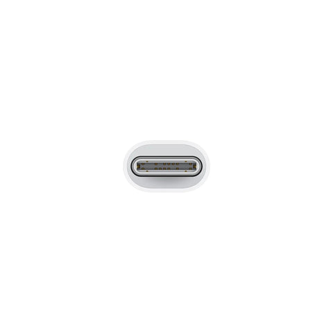 Close-up view of Apple 240W USB C To USB C Woven Charge Cable 2m connector for fast charging and data.