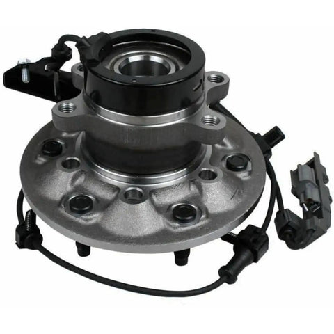 Wheel Hub And Bearing Assembly With ABS Sensor Front Right Passenger Side For Chevy Colorado GMC Canyon Isuzu I370 3.7L 07 08 6 Lug 4x4 Steel Replacement Part visible