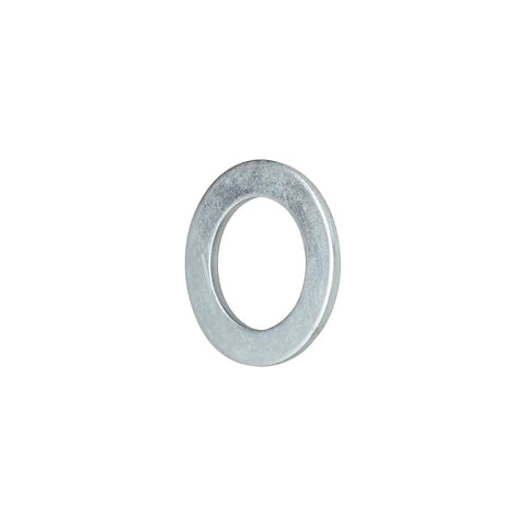 Side view of a steel clutch spacer from Universal Clutch Spacer Shim Kit Three Quarter Inch Shaft Eight Pack For Predator 212 Ghost 196cc Six Point Five HP GX160 GX200 OHV Clone Engines Compatible With Coleman CT200U BT200X Baja Mini Bike Go Karts.