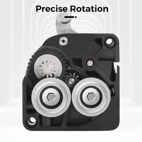 Close-up of K1 Series Extruder Stepper Motor 1.8 Degree Step Angle 0.8A 12 Tooth Gear for 3D printers with precise rotation
