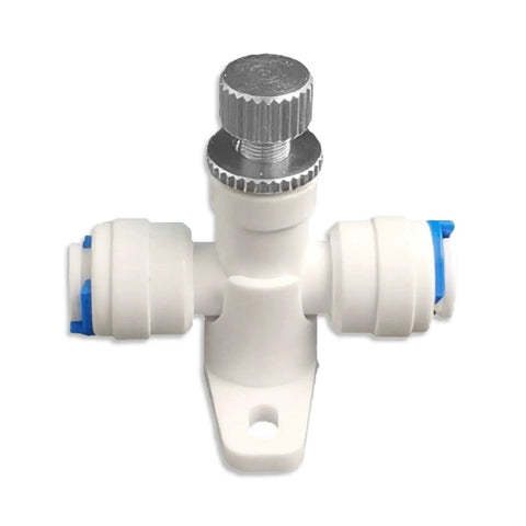 Quarter Inch Needle Valve For Water Flow Control And Pressure Regulator In RO Filter Systems Pro Grade Adjustable Flow Speed Controller Hose Meter Regulator POM Plastic Durable Fitting Connector