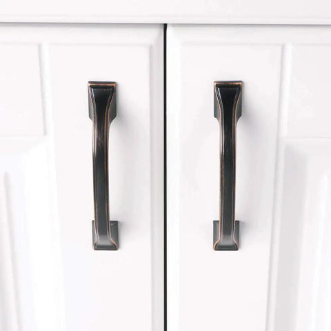 Five Pack 3 Inch Oil Rubbed Bronze Cabinet Pulls For Kitchen Cabinets Drawers Dresser Cupboard Bedroom Solid Metal Hardware