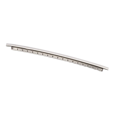 Pro Grade 2.9mm Stainless Steel Jumbo Guitar Fret Wire For 24 Frets showing a curved, pre-radiused fret wire strip for installations.