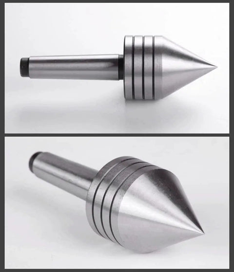 Built Tough 2MT Live Tailstock Center For Woodturning Pros, Heavy Duty MT2 Center With 60 Degree Point And Ball Bearing Precision