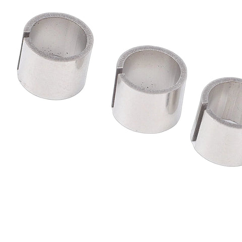 Close-up of Three Four Piece Stainless Steel Cylinder Head Dowel Alignment Pins For Chevy LS LT1 LT4 C5 C6 C7 C8 Engine Assembly Precision Fit