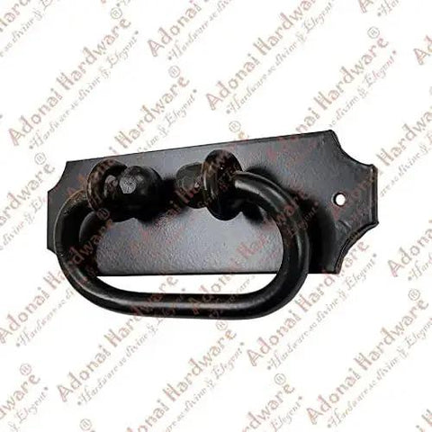 Moladah Hand Forged Iron Drop Pulls Two Pack Matte Black Finish For Vintage Wood Cabinets Doors Drawers Cupboards Wardrobes And Sheds