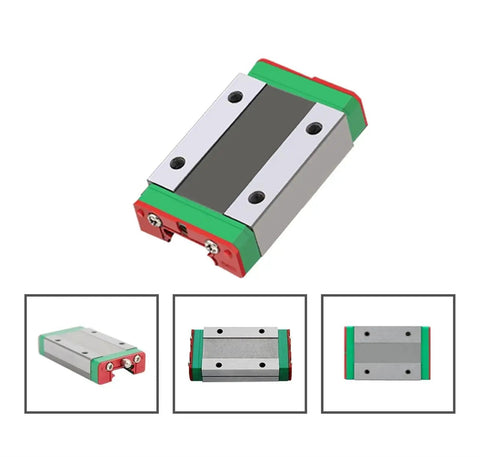 Guideway Linear Slide Bearing Block for MGN12CH and MGW12CH Carriage Block for 3D Printers and CNC Machines, top view