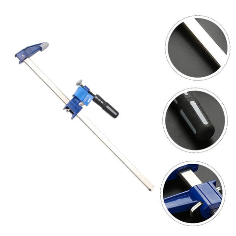 Heavy Duty F Clamp Woodworking Clip Fixture with Quick Release Trigger and Ergonomic Handle for Easy One Hand Operation, pro grade