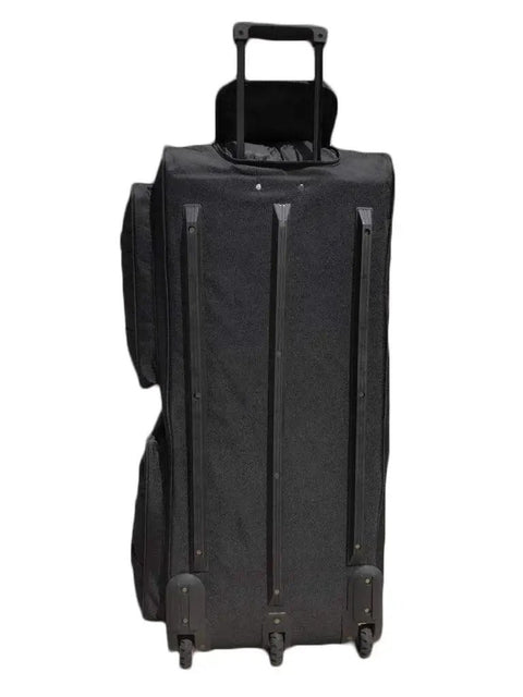 Back view of Beast Sized 36 Inch Rolling Duffle Bag With Wheels For Travel And Sports Gear, Heavy Duty XXL Luggage Bag