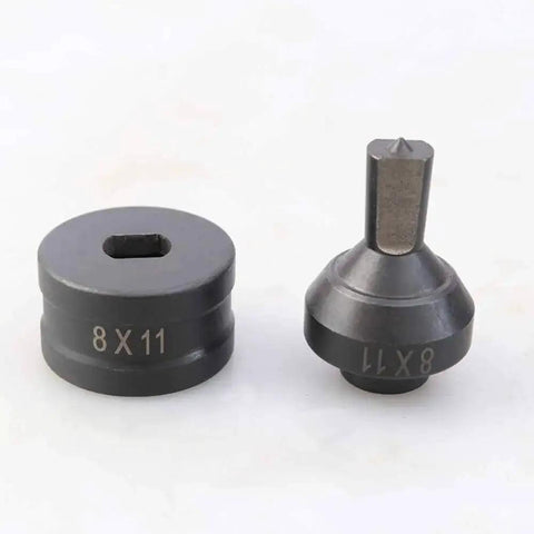 Hydraulic Slotted Die Set For CH60 Punching Machine Includes A Wide Range Of Die Sizes From 5.5x20mm To 14.5x22mm close-up
