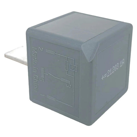 2-Pack 70A 12V DC Relay for Heavy Duty Cooling Fans and Electrical Systems, 4-Pin SPST Replacement, side view.