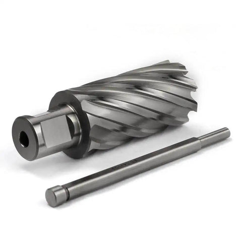 Annular Cutter Three Quarters Inch Weldon Shank, Cutting Diameter One And Three Sixteenths Inch, Depth Two Inches, HSS Slugger Bits Kit