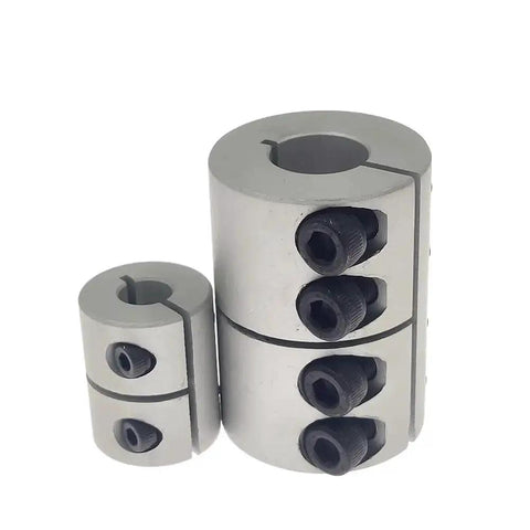 Rigid Shaft Coupler For CNC Machines And Stepper Servo Motors Aluminum Clamp 40mm Outer Diameter 50mm Length