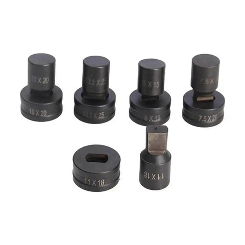 Heavy Duty Hydraulic Punching Slotted Die Set For CH70 Punching Machine Assorted 6x20mm To 14x22mm Dies Durable Slotted Punch Tool