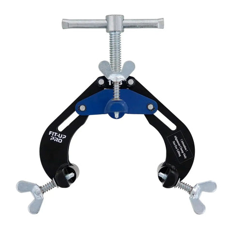 PDQ 1220 Small Pipe Clamp for one to three inch pipe fitting, fit up, and welding with stainless tips and contamination-free adjustment