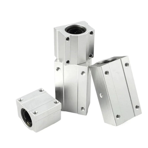 4 Piece Linear Bearings Kit Featuring SCS8UU SCS10LUU SCS16UU SC6 12 13 16 20 25 30 Motion Slide Ball Bearing Units for CNC Routers