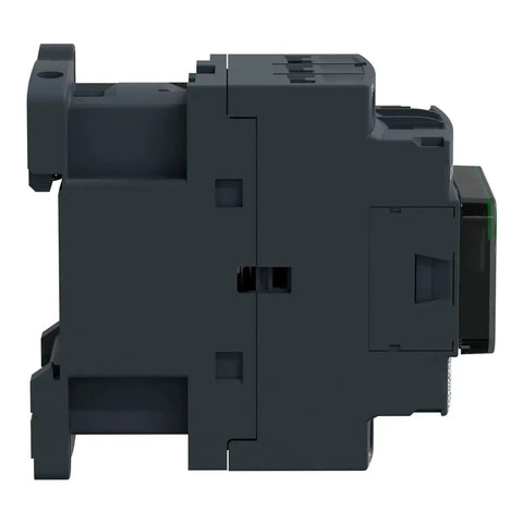 Side view of LC1D Series 24V AC Contactor 18 Amp Heavy Duty Motor Starter With 3 Poles Industrial Grade Relay, compact design