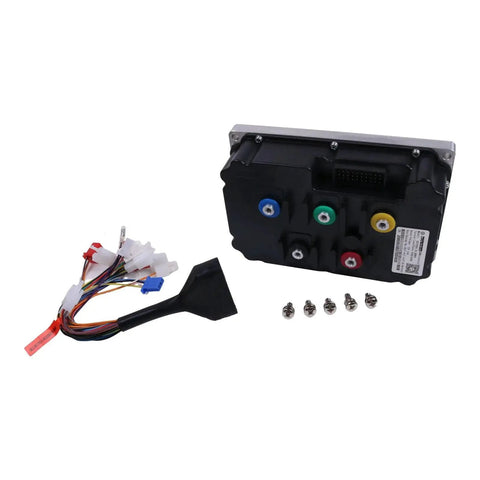 HOLDWELL 450A DC 8000W motorcycle controller with wiring harness and screws (front view)