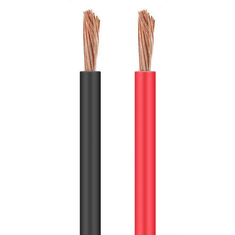 Red and black copper wire for 24V 6 Inch Stroke Linear Actuator Heavy Duty Lift Up To 750N 165Lbs, suitable for installation