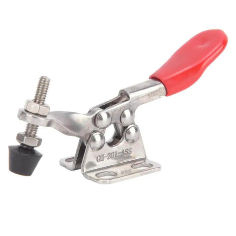 Set Of 2 GH-201-ASS Toggle Clamps Stainless Steel Quick Welding Fixtures For A Secure Hold 27 Kg Clamping Force